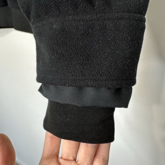 Zero Restriction Wind Stopper Pullover Black 1/4 Zip Vintage Medium - Picture 4 of 12